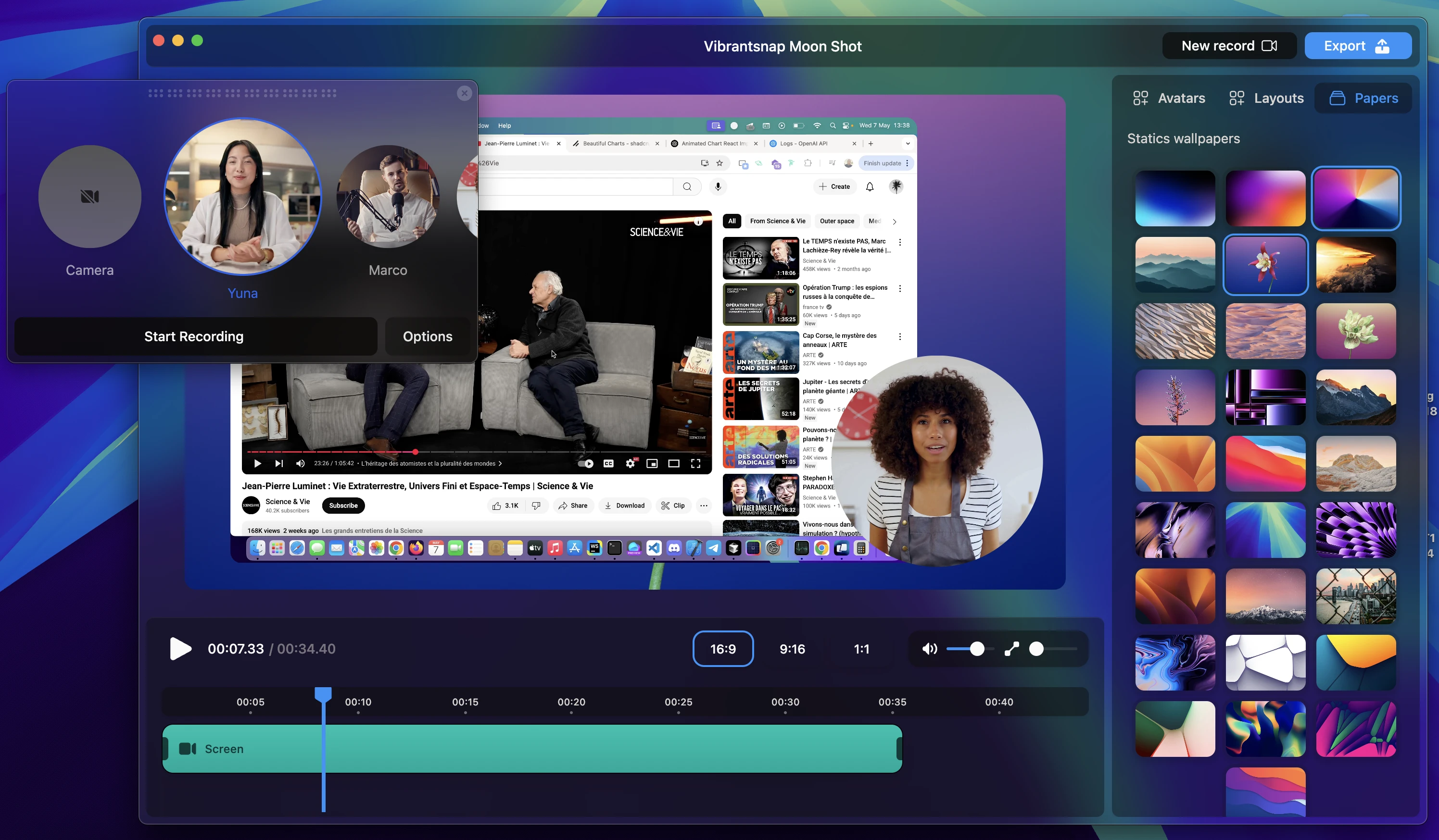 VibrantSnap product preview
